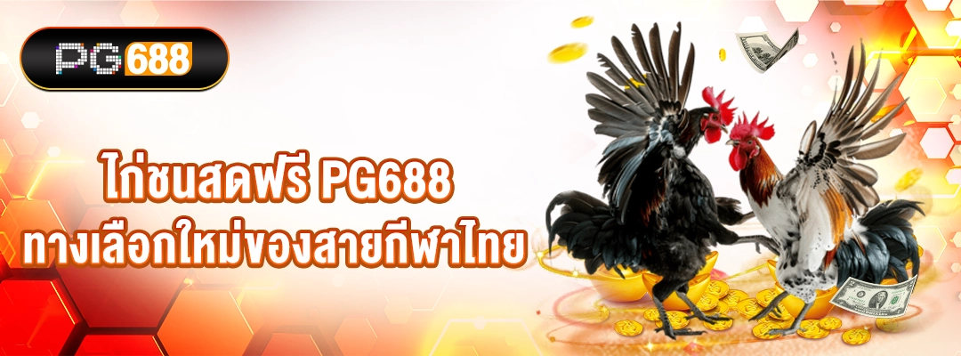 ไก่ชนสดฟรี PG688 ทางเลือกใหม่ของสายกีฬาไทย